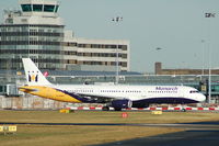 G-OZBG @ EGCC - Monarch - Taxiing - by David Burrell