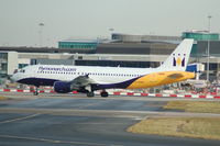 G-OZBK @ EGCC - Monarch - Taxiing - by David Burrell