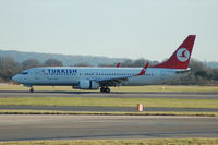 TC-JFE @ EGCC - Turkish Airlines - Landing - by David Burrell