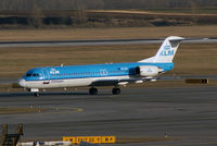 PH-OFI @ VIE - KLM cityhopper Fokker F-100 - by Joker767
