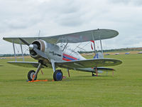G-GLAD @ EGSU - Gloster Gladiator II (N5903) Duxford Flying Legends Show - by Ian Woodcock
