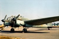 G-BDYA @ EGLK - Ex Spanish Air Force aircraft displayed at the 1976 Blackbushe Fly-in. - by Peter Nicholson