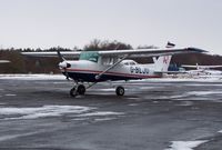 G-BLJO @ EGLK - A Rather wintry Blackbushe - by moxy