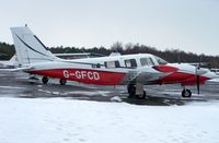 G-GFCD @ EGLK - Fairly cool day at Blackbushe - by moxy
