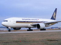 9V-SVE @ EGCC - Singapore Airlines - by chris hall