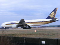 9V-SVE @ EGCC - Singapore Airlines - by chris hall