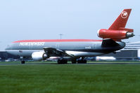 N149US @ EHAM - Take off run from Schiphol.