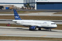 N563JB @ KFLL - Airbus A320