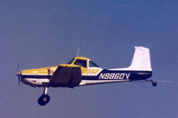 N9860V @ GKY - Banner Towing