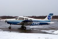 G-CBWD @ EGLK - Piper Warrior III at Snowy Blackbushe - by moxy