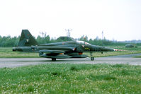 K-3001 @ EHLW - K-3001 was the test aircraft of the Netherlands AF. The long pitot tube made it a special aircraft.