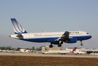 N481UA @ KMIA - Airbus A320