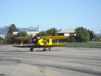 N59832 @ SZP - 1943 Beech D17S STAGGERWING, P&W R-985 Wasp Jr. 450 Hp, taxi turn - by Doug Robertson