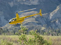 N7523T @ SZP - 2004 Robinson R44 RAVEN II, Lycoming IO-540 245 Hp for 5 minutes, 205 Hp continuous, departure - by Doug Robertson