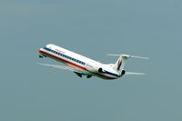 N614AE @ CID - Departing runway 13 for ORD - by Glenn E. Chatfield