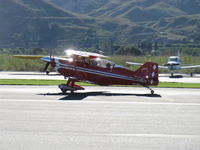 N110BK @ SZP - 2007 Aviat PITTS S-2C, Lycoming AEIO-540-D4A5 260 Hp, landing Rwy 04 - by Doug Robertson