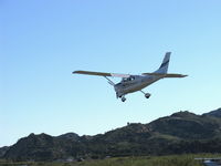 N2019A @ SZP - 2005 Cessna 182T SKYLANE, Lycoming IO-540-AB1A5 230 Hp, landing Rwy 04 - by Doug Robertson