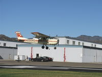 N696NS @ SZP - 1968 Cessna 150H 'North Star', Continental O-200 100 Hp, landing Rwy 04 - by Doug Robertson