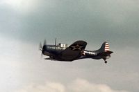 N54532 @ HRL - Dauntless flown at the Confederate Air Force 1978 Airshow. - by Peter Nicholson