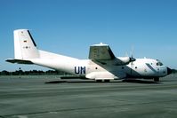 50 33 @ ETNW - For the humanitarian relief operation in Somalia UNOSOM II German Transalls received a white color scheme and UN titles. This aircraft was present at the static show of the Wunstorf open house in 1994.