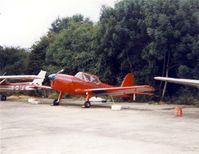G-BBND @ EGSN - Chipmunk G-BBND photographed at Bourn in 1984 - by GeoffW