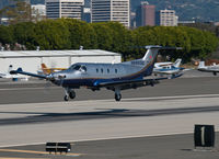 N695QE @ KSMO - N695QE arriving on RWY 21 - by Torsten Hoff