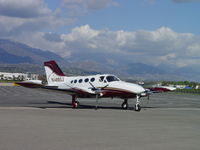 N488SJ @ POC - Parked at Howard Aviation at Brackett - by Helicopterfriend