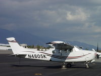 N4805K @ CCB - Secured and waiting - by Helicopterfriend