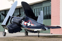 N46RL @ 42VA - 1945 Goodyear FG-1D Corsair N46RL on static display on the ramp at the Military Aviation Museum in Virginia Beach, VA.