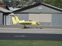 N8EZ @ SZP - 1989 MacCauley LONG EZ canard, Lycoming O-235, taxi - by Doug Robertson