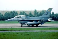 78-0099 @ EHLW - During 1980 the nations that received the new F-16 tested the aircraft in different areas. After the tests at Hill AFB had ended all aircraft were flown to Leeuwarden. This brought some brand new USAF F-16's to Europe. Now at AMARC.