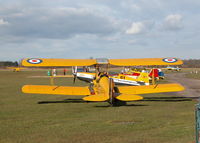 G-BPHR @ EGLM - AUSTRALIAN BUILT TIGER MOTH TAXYING IN - by BIKE PILOT