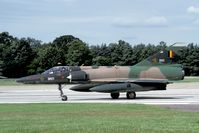 BR21 @ EGYC - One of the last times I saw Belgian Mirages was in 1992 when a couple of recce aircraft paid a visit to RAF Coltishall. This aircraft sports High Speed Devil on the nose. - by Joop de Groot
