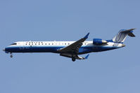 N522LR @ IAD - United Express (Mesa Airlines) N522LR (FLT ASH7058) from Hartsfield-Jackson Atlanta Int'l (KATL) on short-final to RWY 1R. - by Dean Heald