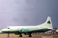N440WA @ LHR - World Airways VIP-configured Metropolitan at London Heathrow in the Summer of 1976. - by Peter Nicholson