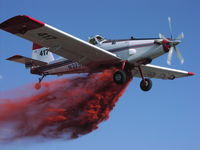 N325BM - Tanker 417 drops retardant on fire in northwest Utah - by mesabifire