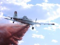 N325BM - Single Engine Air Tanker 417 completes drop - by mesabifire