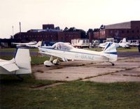 G-BKNZ @ EGTC - Piel Emeraude G-BKNZ attending the 1983 PFA Rally at Cranfield - by GeoffW