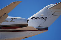 N967QS @ KAPA - On final to 17L. - by Bluedharma