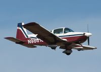 N9861U @ DTN - About to touch down on runway 14 at Downtown Shreveport. - by paulp