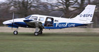 G-BSPG @ EGKH - One of the two FOTOFLIGHT Senecas. - by Martin Browne