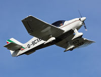 G-BCXE @ EGKH - Climbing away from Headcorn. - by Martin Browne