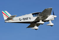 G-BNFV @ EGKH - Climbing away from Headcorn - by Martin Browne