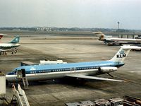 PH-DNP @ LHR - In service with KLM Royal Dutch Airlines as seen at London Heathrow in the Summer of 1976 - named City of Athens - by Peter Nicholson