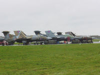 XW544 @ X3BR - Hawker Siddeley Buccaneer S2B with XX894 and XX900 - by chris hall