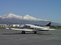 N7520P @ POC - Parked at Brackett - by Helicopterfriend