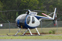 VH-VLM @ YCUD - Hughes 369S at Caloundra - by Terry Fletcher