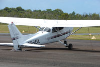 VH-LGA @ YCUD - This Cessna 172R sits on its tail at Caloundra - by Terry Fletcher