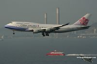 B-18205 @ VHHH - China Airlines - by Michel Teiten ( www.mablehome.com )