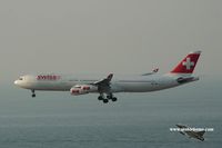 HB-JMA @ VHHH - Swiss International Airlines - by Michel Teiten ( www.mablehome.com )